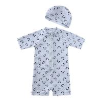 Chic Traje de Baño de Una Pieza Floral sin Espalda para Niñas Bikini de Bebé a Prueba de Sol con Sombrero Perfecto para Vacaciones en la Playa - details 37