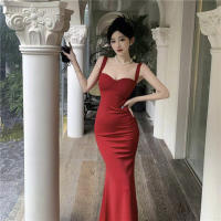 Elegante Vestido Largo de Noche Hepburn Ajuste Delgado, Acentuador de Figura - details 0