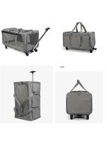 Carrito de Mascotas Desmontable y Portátil Rueda Universal Capacidad Grande Respirable Plegable - details 10
