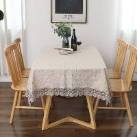 Mantel de Encaje de Algodón Bordado YOMDID Ideal para Decoración de Hogar, Boda, Mesita de Mesa de Navidad - details 3