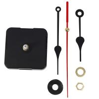Mecanismo de movimiento de reloj, hora negra, minuto, segundero rojo, juego de herramientas de bricolaje - details 0