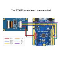 Waveshare-Módulo de pantalla LCD a Color IPS de 1,9 pulgadas, interfaz SPI de 170x320 píxeles, pantalla a Color de 262K para Raspberry Pi/Arduino/STM32 - details 1