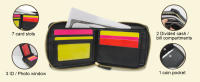 Cartera para Hombre con Tornillo y Hebilla Monedero de Múltiples Compartimentos con Ventanas de Identificación para Tarjetas, Efectivo y Monedas - details 1