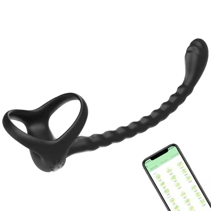 Leten APP Vibrador Anal Remoto Estimulador Prostal de Retraso Masajeador de Juguetes para Adultos para Hombres - 1