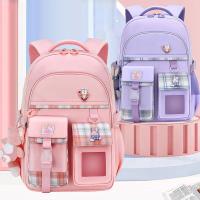 Nueva mochila ligera impermeable para niñas y niños de escuela primaria mochila de protección espinal de gran capacidad para niñas - details 4
