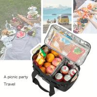 Bolso de gran capacidad para hombre, bolsa de hombro para acampar, senderismo, pesca al aire libre, organizador de almacenamiento, aislamiento térmico - details 3