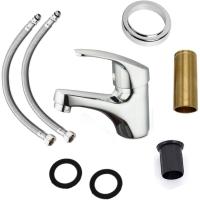 Grifo Monomando Cromado para Lavabo con latiguillo normalizados para España de 3/8. Elegancia y Funcionalidad. - details 7