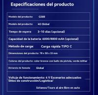 Walkie-talkie de red pública global, auricular civil de larga distancia 4G, intercomunicador de larga distancia G388 de 5000 km - details 13