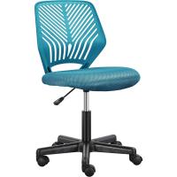 Silla Escritorio de Oficina Ergonómica Silla Giratoria Altura Ajustable sin Reposabrazos Asiento Malla Rosa - details 45