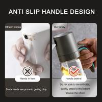 Spray De Aceite 250ML De Vidrio Borosilicato Alta BPA Free Herramienta De Cocina Ecológica Para Air Fryer Ensalada BBQ - details 8
