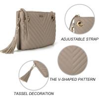 Bolso de hombro clásico vintage Diseño de flecos - Bolso bandolera casual para mujer CT29919 Mochila de lujo de alta gama - details 5