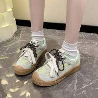 Zapatos informales De malla para mujer, zapatillas Retro transpirables De suela gruesa, De entrenamiento, para verano - details 30