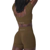 Nvgtn-Sujetador sin costuras Serene para mujer, Top de LICRA para Fitness, elástico, transpirable, mejora del pecho, ropa interior deportiva de ocio, nuevo - details 41