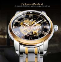 Reloj Mecánico de Calavera Hueco de Acero Inoxidable Premium Estilo Elegante para Hombres - details 0