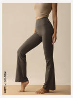 MOVING PEACH Pantalones Ancho de Yoga de Cintura Alta Suaves y Elásticos con Cintura de Tirón - details 6