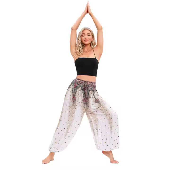 Primavera Verano Deportes Linterna Yoga Wear Pantalones casuales de mujer - 1