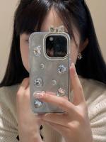 Funda de Teléfono 3D Flor Butterfly Adecuada para iPhone 15 Pro Max, 14 Pro, 11, 15, 1, 13, 12 - details 3