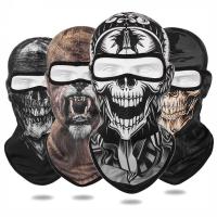 Gorro estampado para ciclismo, gorra de viento, máscara multifunción, forro para casco de Moto, pasamontañas de cara completa - details 2
