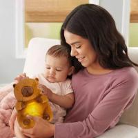 Capibara Juguete de Peluche Respirable para Bebé Companero Tranquilizador para Dormir con Luces Musicales Rítmicas Muñeca Relajante Regalos de Cumpleaños para Niños - details 4