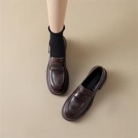 Mocasines de Plataforma de Estilo Británico Zapatos Perezosos para Mujer de Un Pedal - details 5