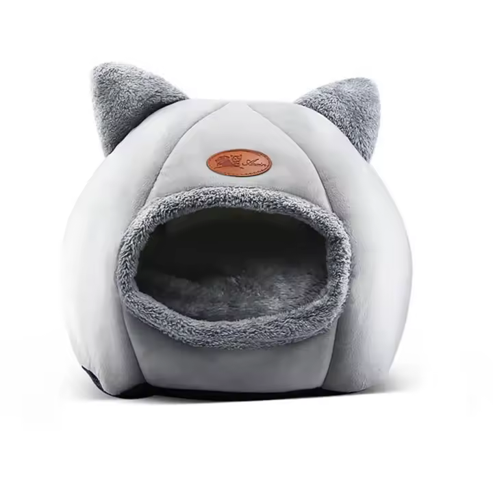 Cueva extraíble acogedora para perros pequeños, caseta para cachorros, alfombrilla para gatos, suministros para mascotas, casa para perros, cojín para gatos, cama para gatos - 1