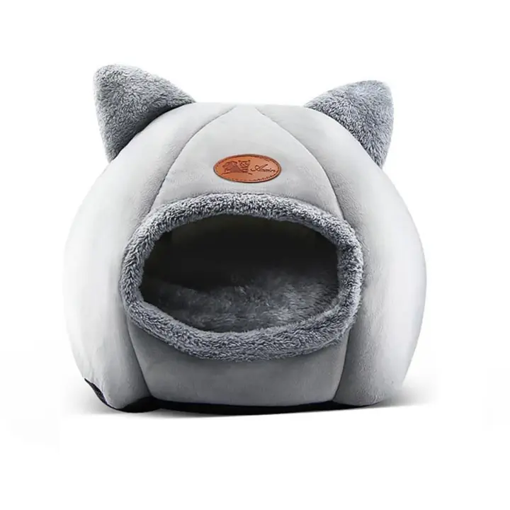 Cueva extraíble acogedora para perros pequeños, caseta para cachorros, alfombrilla para gatos, suministros para mascotas, casa para perros, cojín para gatos, cama para gatos - 1