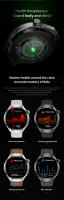 Adecuado para -reloj inteligente  NFC 4 Pro para hombre, pulsera con Pantalla AMOLED HD, control del ritmo cardíaco, llamadas por Bluetooth, resistente al agua IP68, novedad de 2024,Brújula, seguimiento de movimiento GPS - details 12