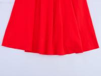 La ropa de las mujeres europeas y americanas es delgada, sentido del diseño de liguero informal, vestido de temperamento sin espalda de nicho rojo - details 8