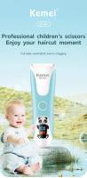Kemei-cortapelos para bebé, recortador de pelo silencioso para niños, impermeable, recargable, inalámbrico, Kit de corte de pelo para bebé - details 0
