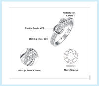 -Anillo de Plata de Ley 925 con forma de nudo infinito, joyería fina, con piedras preciosas, para mujer - details 6