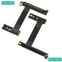 Tarjeta adaptadora elevadora de tarjeta gráfica M.2 NGFF Key M a PCIe 16x, Cable de extensión Nvme a pci-express 16X (dirección izquierda) - details 1