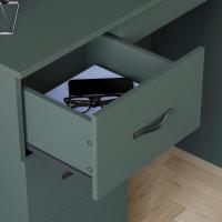Descuento Riano - tocador para Maquillaje de 3 cajones, para mobiliario de Dormitorio, Blanco - details 18