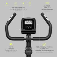 estática - Resistencia magnética, Operación silenciosa, Comodidad ajustable, Pantalla LCD, Medición del pulso, Calorías, Diseño compacto, Soporte para smartphone, Max 110 kg - details 12