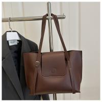 2 unids/set de bolsos de mano versátiles para mujer, bolso de mano de gran capacidad de cuero Pu, bolso de hombro Simple de color sólido - details 10