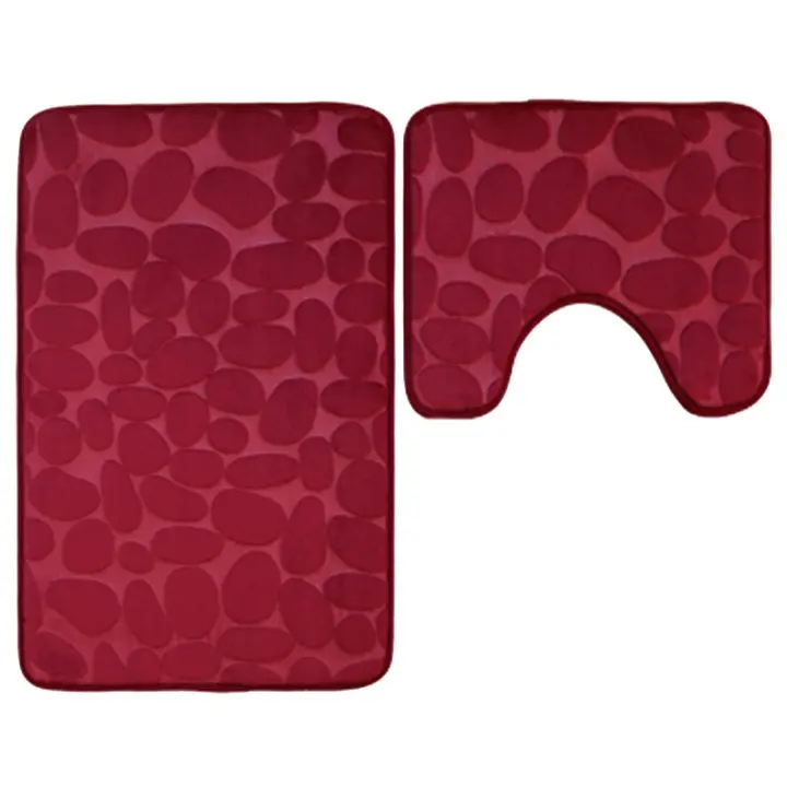 Estera en relieve de adoquín Estera de puerta Estera de piso Estera absorbente para pies Estera antideslizante para baño Alfombra - 1