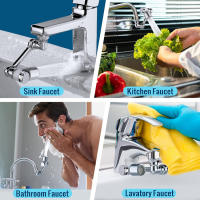 Aireador de grifo con filtro de rotación de 1080 °, boquilla de ahorro de agua para cocina, Universal, burbujeador, extensor de cabezal antisalpicaduras - details 9
