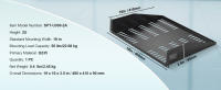 SucceBuy Estante para servidor 2U, 16"/406 mm de profundidad, 50 libras de capacidad de carga máxima, voladizo ventilado o estante de montaje en pared con bandeja, buena circulación de aire para 19"/482,6 mm - details 6