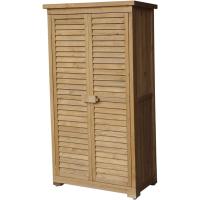 Armario Multiusos para Jardín 40x75x90 cm en Madera con 2 Capas de Pintura Impermeable |   Patas y Suelo - details 7