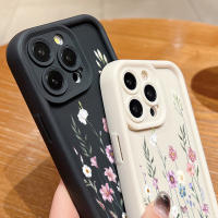 Funda suave de TPU a prueba de golpes para iPhone 15 16 Pro Max 14 13 12 Pro Max 15 Plus 11, funda trasera de silicona con patrón de flores - details 4