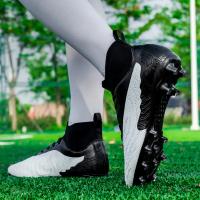 Zapatos de Fútbol de Caña Alta AG/FG Cleats para Hombres y Niños Deportivas de Entrenamiento para Adultos y Niños - details 18