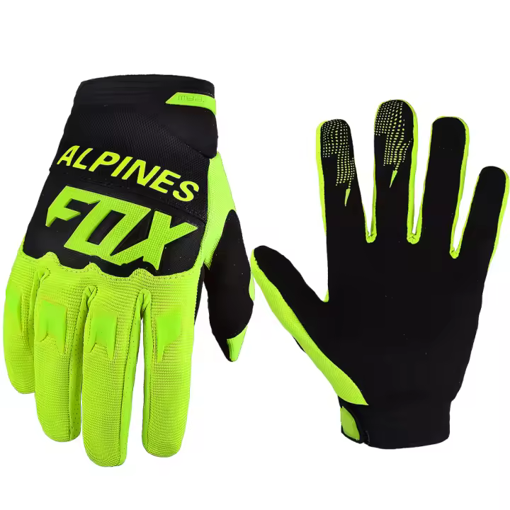 Guantes de montar en motocicleta para hombre y mujer, equipo de protección transpirable, absorbe el sudor, ciclismo, deportes al aire libre, Verano - 1