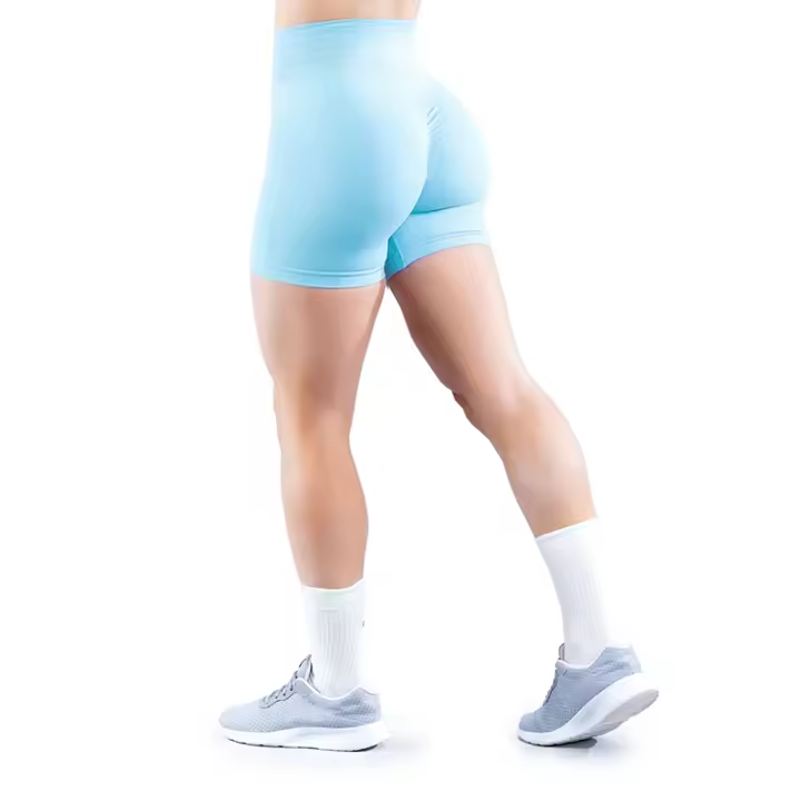 NVGTN-pantalones cortos dinámicos para mujer, ropa de medio pantalón sin costuras, suave, para Fitness, Yoga, gimnasio, correr, bicicleta, 2,0 - 1