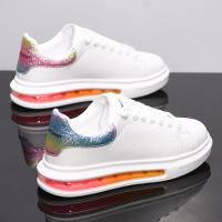 Mcqueen-zapatillas de deporte blancas con cojín de aire para hombre, suela gruesa con aumento de altura, novedad de verano, pareja, tablero informal, zapatos de mujer a la moda - details 15