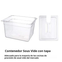 Contenedor Sous Vide de 6L Machina de Asado de Carne con Tapa Cocina Lenta de Inmersión para Almacenamiento de Alimentos Material de Plástico Duradero - details 4