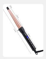 SSITO Rizadores de pelo cónicos para Mujer, rizador eléctrico de pelo Largo with Pantalla LED y Control de temp, Varita rizadora, 13-25mm - details 14