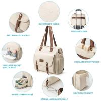 Bolsa cruzada de lactancia para mamás, mochila multifuncional duradera para pañales, organizador de viaje ligero y grande, 1 Uds. - details 2