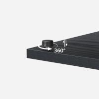 Estación de carga, mesa auxiliar con puertos USB y enchufes, mesa auxiliar para espacios pequeños, para dormitorio, salón blanco - details 16
