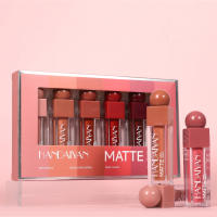 Set de Labial de Gloss de Tubo Cuadrado Lápiz Labial Mate 6 Piezas Duradero Impermeable - details 12