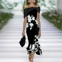 Vestido Largo para Mujer 2025 Miravia Estampado Elegante para Oficina/Fiesta - details 4