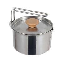 Olla de Acero Inoxidable Multifuncional para Acampar 1L Ideal para Cocinar en la Montaña y Picnic - details 0